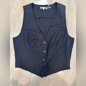 NWT Reformation Black Women's Top